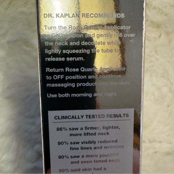 KAPLAN MD Diamond Contour Lifting Rose
Quartz Neck Serum 1.7 oz. Rose Quartz App - Picture 8 of 9